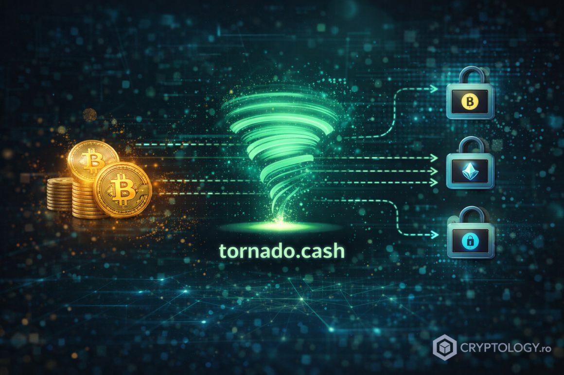 Tornado Cash, mixerul crypto. Cum funcționează, ce problemă rezolvă și de ce a ajuns sub lupă