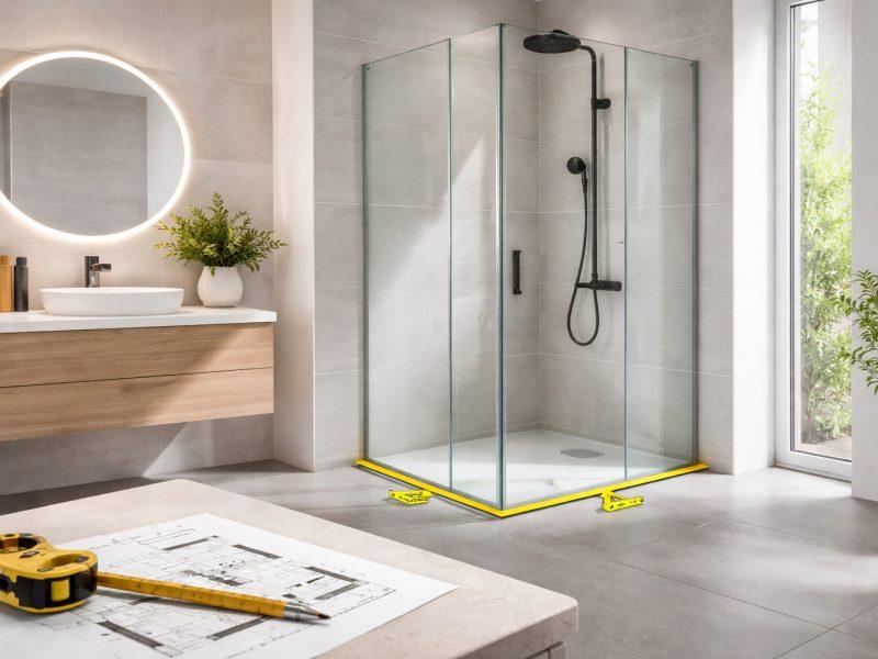 Ce dimensiuni are o cabină de duș standard și cum le adaptezi la spațiul disponibil?