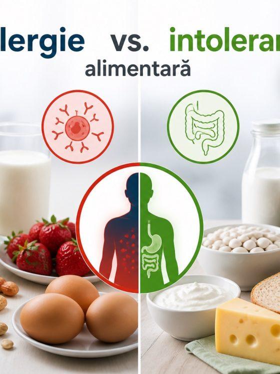 Alergie vs. intoleranță alimentară