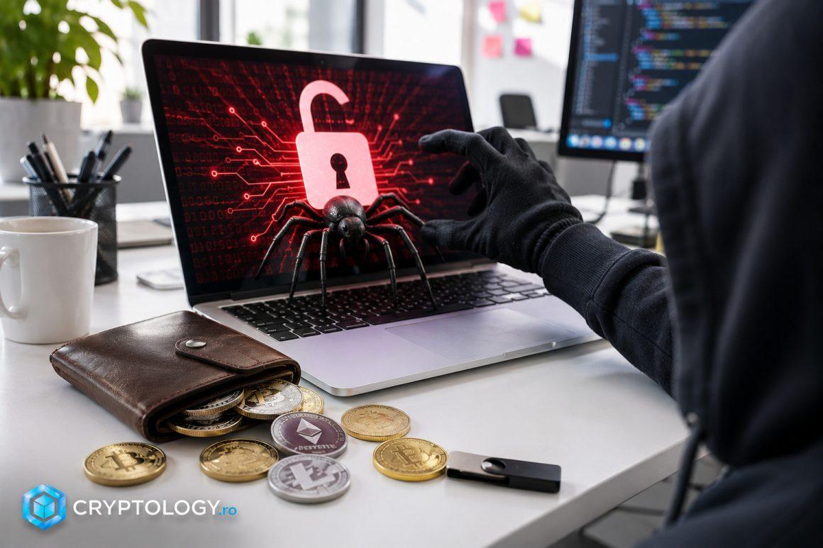 TrapDoor, virusul care golește portofelele cripto direct de pe laptopurile programatorilor